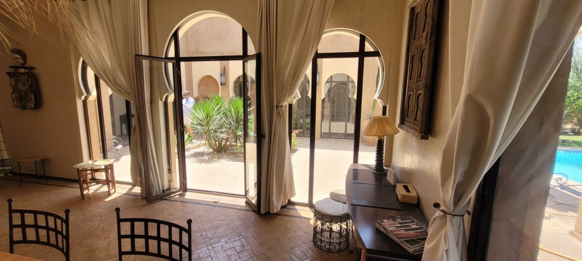 SALON VUE PISCINE MARRAKECH RTE DE FES